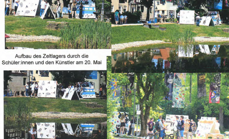 LEADER-Projekt Unterstützung Bürgerengagement: Vogelfrei - ein Kunstprojekt am Altdorfer Roßweiher