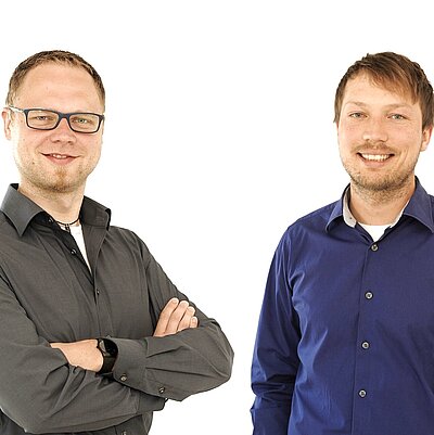 Gründer Florian Stiller und Thomas Scharrer