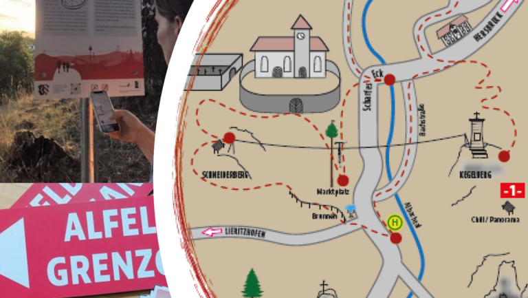 LEADER-Projekt Unterstützung Bürgerengagement: Errichtung eines Kulturwanderweges in Alfeld "Alfelder Grenzgang"