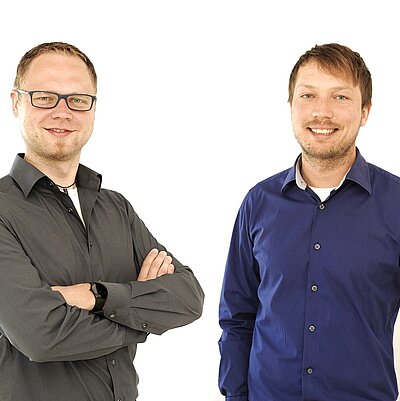 Gründer Florian Stiller und Thomas Scharrer