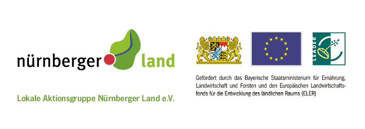 Logo LAG Nürnberger Land und Förderlogo